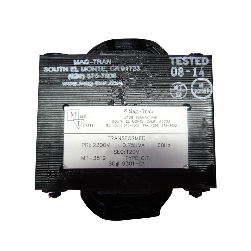 750VA high voltage, 120V secondary, 2,300V primary