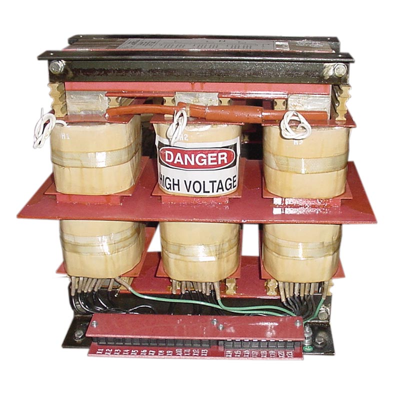 5.8kVA high voltage transformer, back